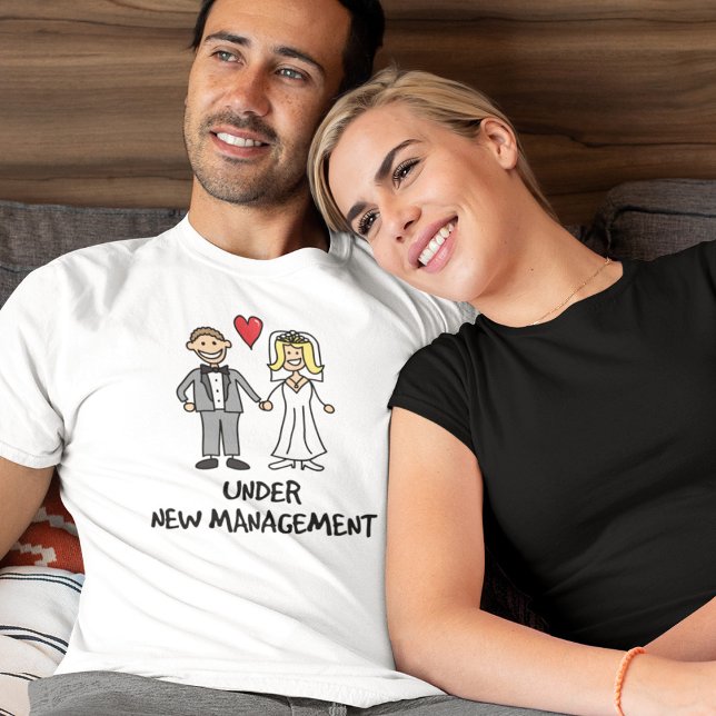 Camiseta Pareja boda - Bajo Nueva Gestión (Subido por el creador)