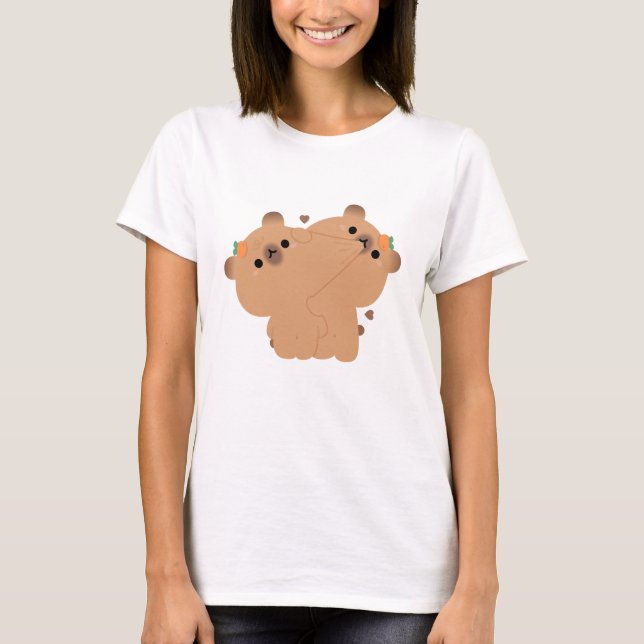 Camiseta Pareja Capybara (Anverso)