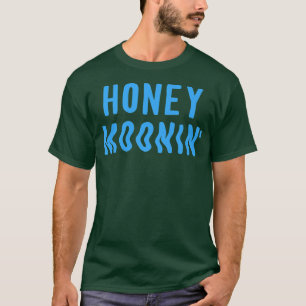 Camiseta Pareja Casada Honey MooninCool Azul Tropical Hone