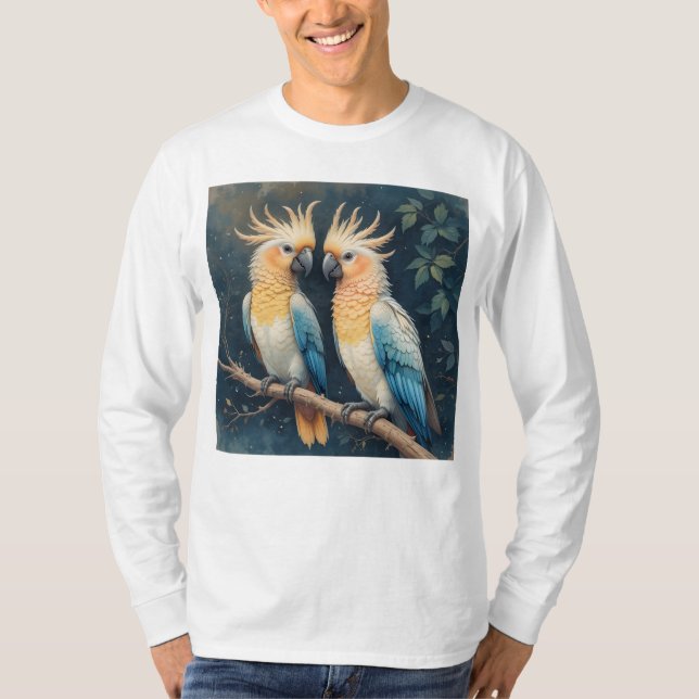 Camiseta Pareja Cockatoo Parrot (Anverso)
