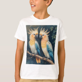 Camiseta Pareja Cockatoo Parrot