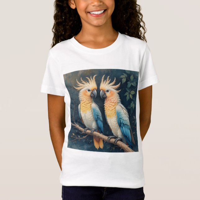 Camiseta Pareja Cockatoo Parrot (Anverso)