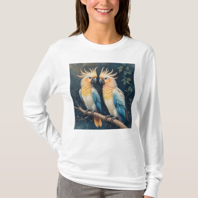 Camiseta Pareja Cockatoo Parrot (Anverso)