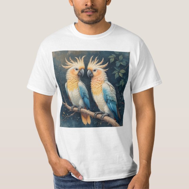 Camiseta Pareja Cockatoo Parrot (Anverso)