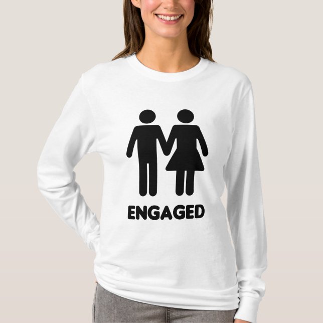 Camiseta Pareja comprometida (Anverso)