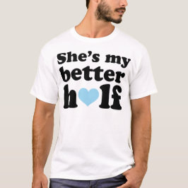 Camiseta Pareja Cute La Otra Mitad De Ella