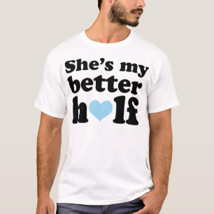 Camiseta Pareja Cute La Otra Mitad De Ella