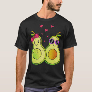 Camiseta Pareja de aguacate Ketosis Dieta de Keto Corazón C