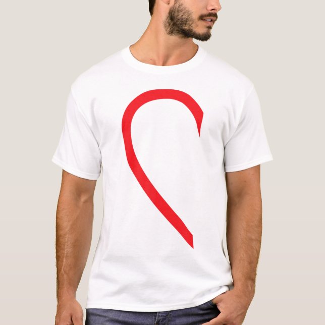 Camiseta Pareja de amor media izquierda mano izquierda Cami (Anverso)