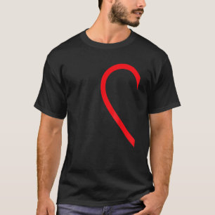 Camiseta Pareja de amor media izquierda mano izquierda Cami
