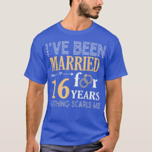 Camiseta Pareja De Anillo Que He Estado Casada Durante 16 A