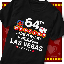 Camiseta Pareja de bodas del 64º aniversario fabuloso de La