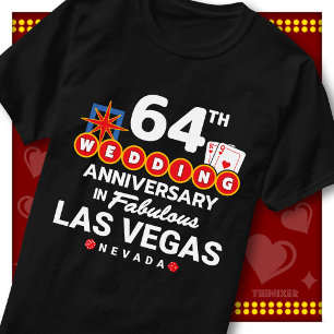 Camiseta Pareja de bodas del 64º aniversario fabuloso de La