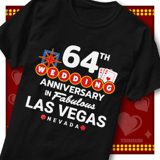 Camiseta Pareja de bodas del 64º aniversario fabuloso de La