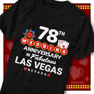 Camiseta Pareja de bodas del 78º aniversario fabuloso de La