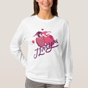 Camiseta Pareja de búhos Te Amo