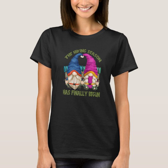 Camiseta Pareja de campamento de vida de excursionista con  (Anverso)