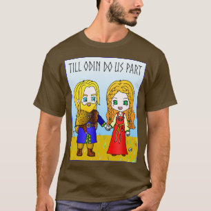 Camiseta Pareja de caracteres de vibración