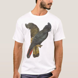 Camiseta Pareja de Cockatoo negro de cola roja