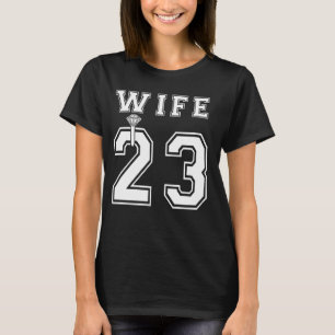Camiseta Pareja de esposos coincidentes 2023 Fiesta de comp