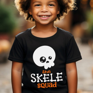 Camiseta Pareja de familia de niños de Halloween, Naranja d