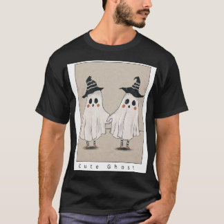 Camiseta Pareja de fantasmas lindos