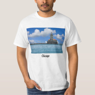 Camiseta Pareja de faro de Chicago Harbour