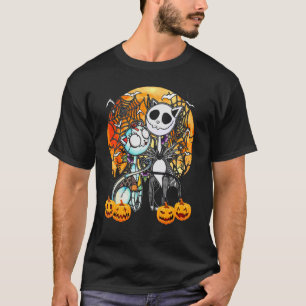 Camiseta Pareja de gatos de cráneo Cute Skeleton Gato Parej