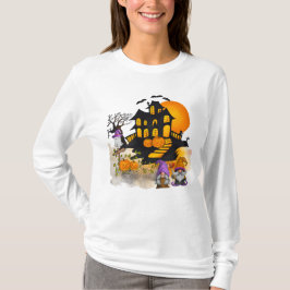 Camiseta Pareja de Gnome, casa embrujada, fantasma, JackO'L
