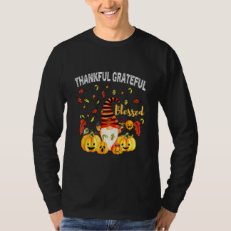 Camiseta Pareja de Gnomos Adorables con Especias de Calabaz