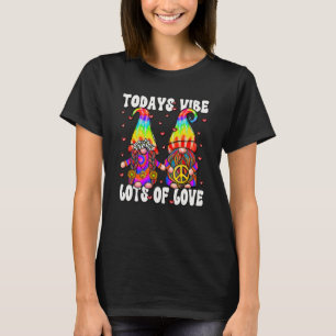 Camiseta Pareja de Gnomos Hippies Amor Paz para Mujeres Cit