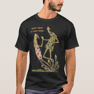 Camiseta Pareja de hongos hippie retro beatnik