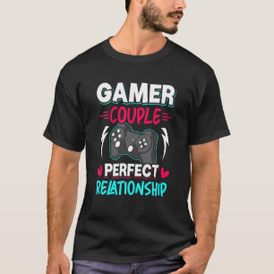 Camiseta Pareja de jugador Relación Perfecta Video Gamer Ga