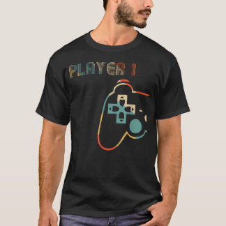 Camiseta Pareja de jugadores coincidentes Jugador 1 Jugador