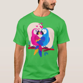 Camiseta Pareja de loro de San Valentín 27