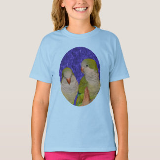 Camiseta Pareja de loros para bebés quaker