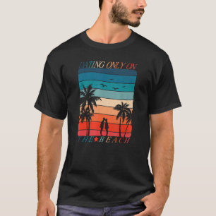 Camiseta Pareja de luna de miel Playa Vacación Tropical 70 