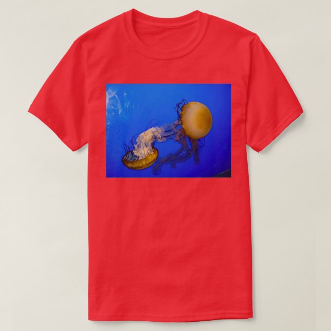Camiseta Pareja de medusas (Diseño del anverso)