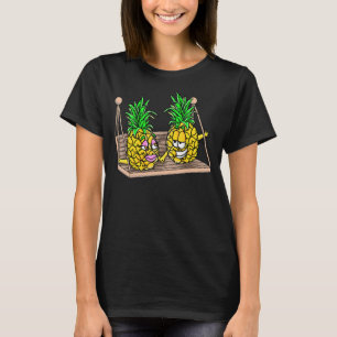 Camiseta Pareja de mujeres que se balancean mujeres Swinger