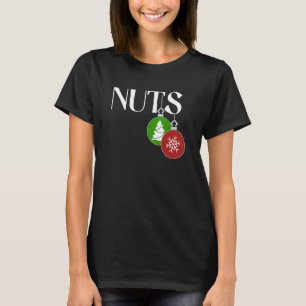 Camiseta Pareja de Navidad de Castaño Hombre Fiesta de Ofic