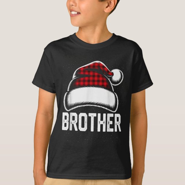 Camiseta Pareja de Navidades de la familia Brother Santa Re (Anverso)