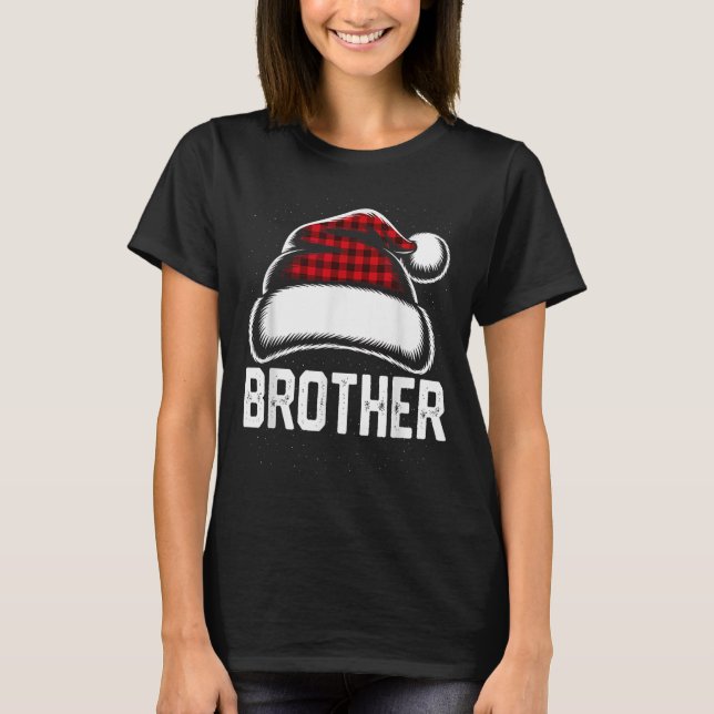 Camiseta Pareja de Navidades de la familia Brother Santa Re (Anverso)
