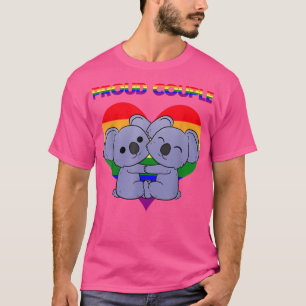 Camiseta Pareja de orgullo LGBT Pareja lesbiana lesbiana ga