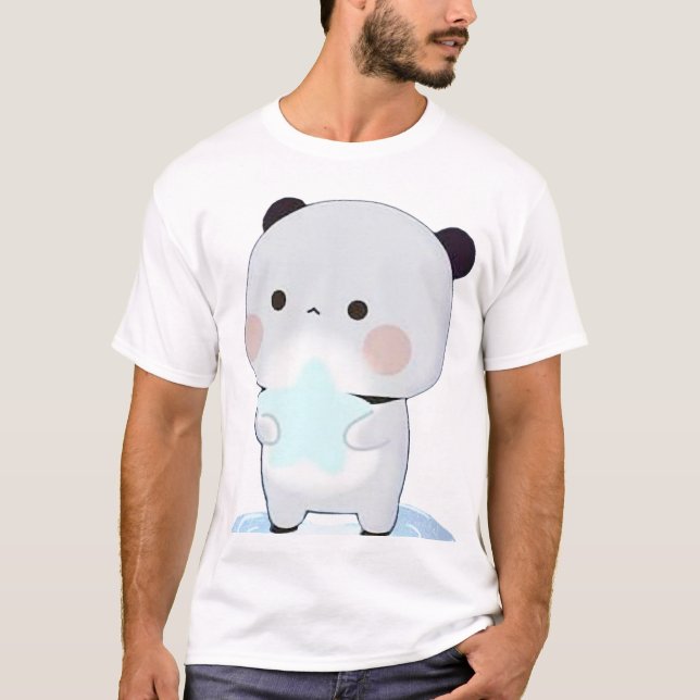 Camiseta Pareja De Oso Panda Y BrownieActive(3) (Anverso)