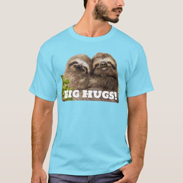 Camiseta Pareja de perezosos (Anverso)