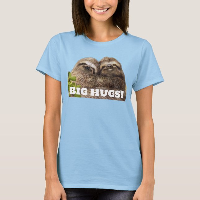 Camiseta Pareja de Perezosos (Anverso)