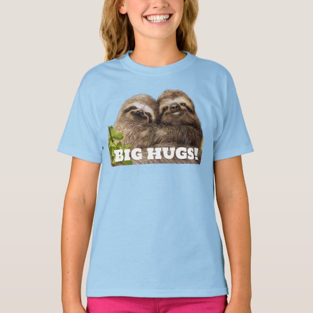 Camiseta Pareja de perezosos (Anverso)
