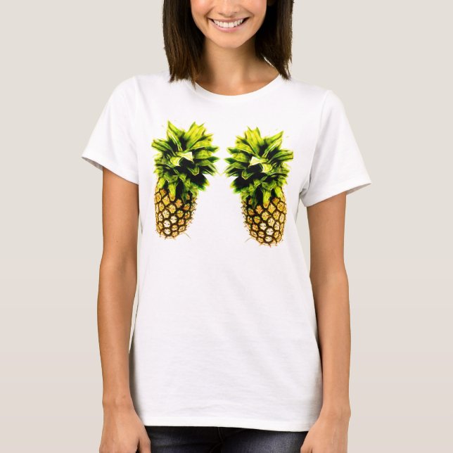Camiseta Pareja de piñas perky (Anverso)