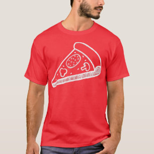 Camiseta Pareja De Pizza Slice Que Coincide Con Los Amantes