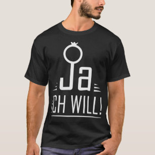 Camiseta Pareja de recién casados JGA despedida de soltera 